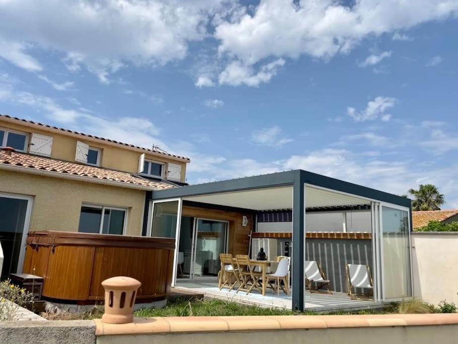 Villa Avec Spa & Vue Panomarique Sur L'Etang Pérols Eksteriør bilde